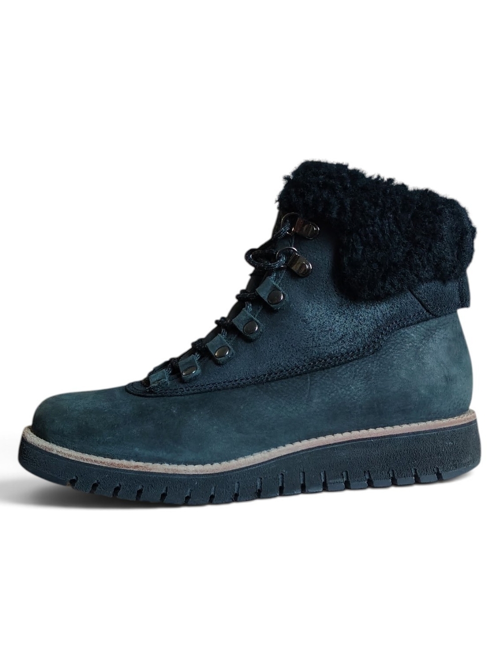Cole Haan Women's Grandexplore Cozy Fleece Waterproof Hiker Boots Size 5B